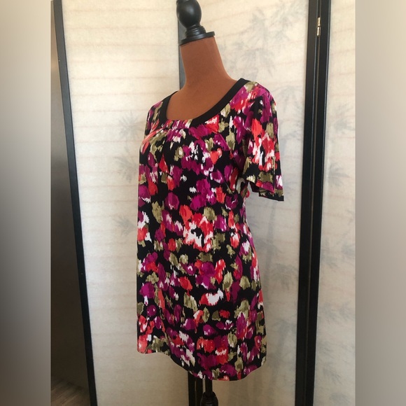 jms Easy Dressing Floral Short Sleeve Blouse Women’s Plus  Size XXL - Picture 12 of 12